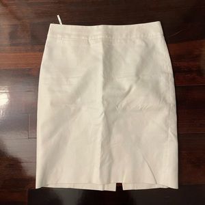 J Crew Factory White Pencil Skirt!